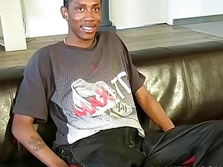 Hot British twink strokes his BBC solo