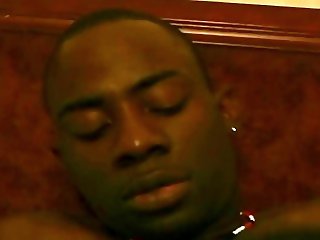 Black hunks are having a wild time fucking in bed